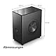 Philips Fidelio FW1 Kanal Kabelloser Subwoofer | 420 W | Cinematischer Sound | tiefer Bass für Heimkino & Musik | Gebürstetes Metall und Lederverarbeitung | DTS Play-Fi & RCA Anschluss