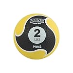 Champion Sports Rhino Elite Medicine Ball (4 pounds), Red