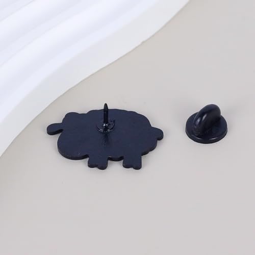 Inspirational Christian Shepherd Enamel Pin - He Left The 99 Lost Sheep Brooch, Perfect Gift for Jesus Lovers and Faith Devotees, Matthew 18:12 Bible Verse Badge - Image 5