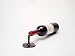 ilsangisang - Portabottiglie di design da tavolo, divertente portabottiglie per vino, supporto per bottiglie, accessorio per vino, colore rosso