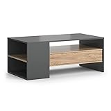 Im Lieferumfang enthalten sind jeweils der Couchtisch, eine bebilderte Montageanleitung und das benötigte Montagematerial.