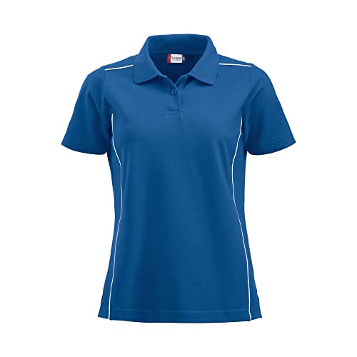 Image of Clique Women's New Alpena Polo Shirt, Blue (Royal Blue), 14 (Size: X-Large)