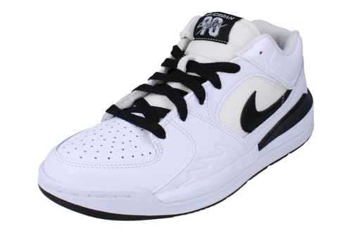 NIKE Jordan Stadium 90 Big Kids' Shoes (DX4399-102, White/Cool Grey/Black) Size 6.5