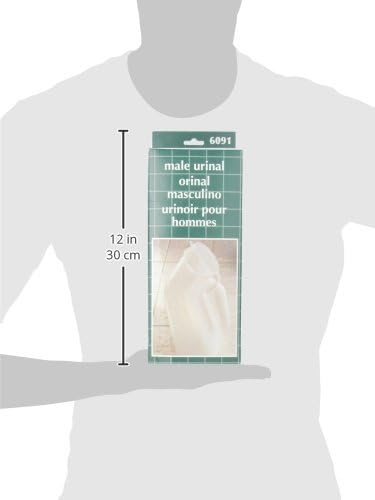 Orinal portátil masculino con tapa transparente 1 cuarto miniatura 9