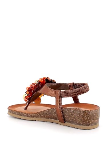 IGI&Co Femme D.Antibes sandale cale en cuir d'exception et finitions luxe