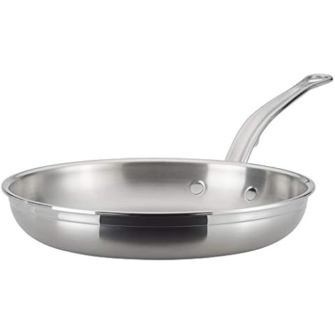 Hestan ProBond - Professional Clad Stainless Steel Frying Pan, 11-Inch, Induction Compatible Cover