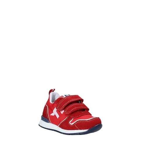 Baskets Falcotto Rouge en cuir haut de gamme pour petits - 2