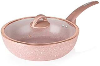 Tower Cerastone T81202RS Forged Multi-Pan with Non-Stick Coating and Soft Touch Handles, 28 cm, Rose Pink