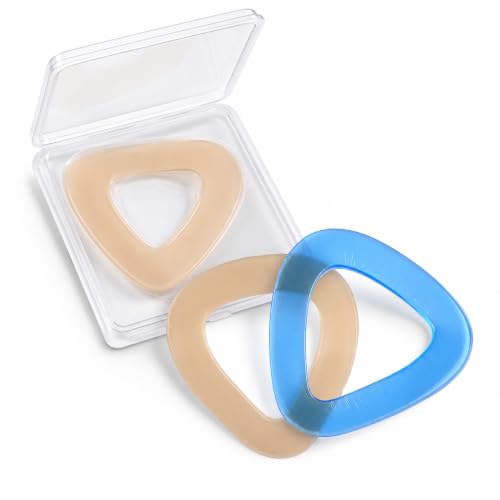 Image of CPAP Nose Pads Nasal Gel Pads for Full Face /Nasal Mask (2 Pack) - Home Ventilator Nose Pads CPAP /BiPAP Mask Liners Supplies Comfort Seal Skin Protection - Reusable Soft CPAP Nose Guard