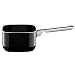 Produktbild Silit Quadro Black Stielkasserolle 16 cm quadratisch, ohne Deckel, Kochtopf 2,0l, Milchtopf, Silargan Funktionskeramik, Topf Induktion, stapelbar