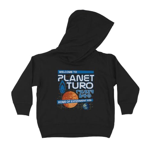 Welcome to Planet Turo Kids Hoodie Sweatshirt Toddler 4T Black