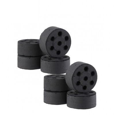 エコココロゴス・ミニラウンドDECO4 BBQなどアウトドアで使える炭 83100114×2pcs