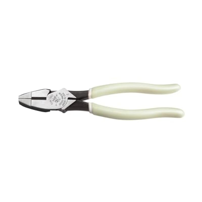 Alicate de Corte Diagonal para Eletricista KLEIN TOOLS D20009NEGLW, 22,9 cm, Cabo que Brilha no Escuro