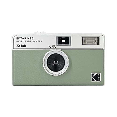 Kodak EKTAR H35 film camera in sage green