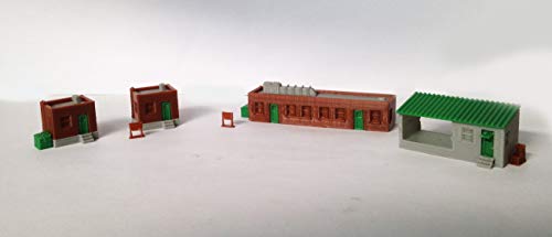 Modélisme ferroviaire paysage usine bureau Z Gauge pour maquette de train