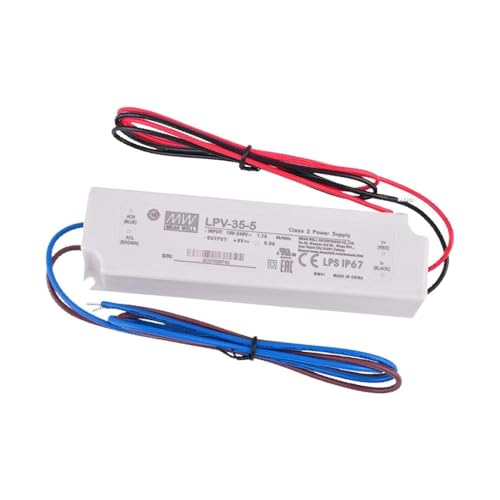 New Switch Power Supply 5V 6A 30W Outdoor Waterproof LED Drive Transformer Adapter for Mean Well MW MeanWell LPV-35-5