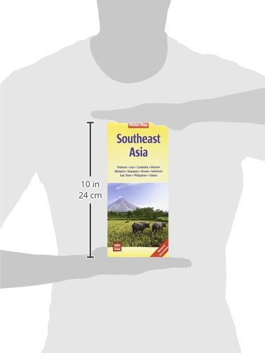 Southeast Asia Map (English And German Edition) #TOP3