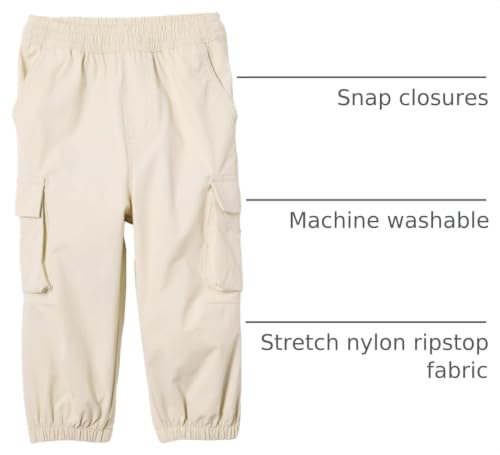 Image of Amazon Essentials Unisex Kids and Toddlers' Cargo Parachute Pants, Joggers with Elastic Waist, Drawstring, Pull On