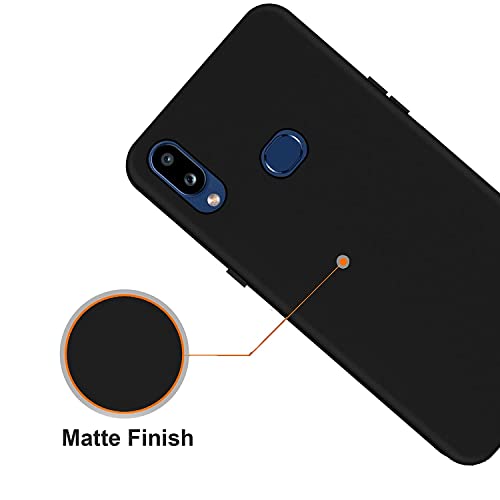 Image of Mobile Back Cover Case for Samsung Galaxy M01s (SM-M017F /DS) (Silicone Case|CameraProtection|Black SC1510)