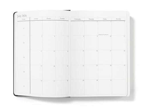Wykeham's Executive 2026 Daily Journal Planner – US Public Holidays & Format – Customization Available (Black, 8.5"×5.5") - Image 4