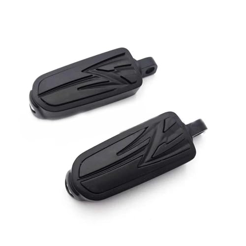 Repose-Pieds Moto Lightning Flash Antidérapants pour Electra Glide et Dyna Finition Chrome