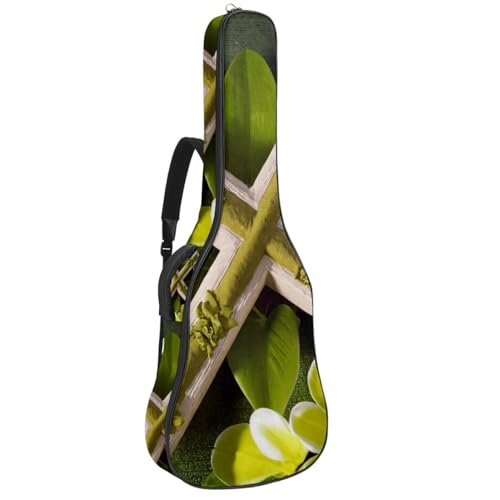 Housse guitare acoustique étanche 101,6 cm avec poches et couche de protection rembourrée