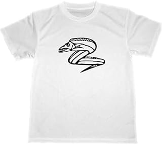 [ＴＵＧＥ９９９９] タチウオ ドライ Tシャツ 切り絵 釣り グッズ 太刀魚