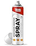 BugPower Spray gegen kriechende Insekten und Wespen 2 x 400 ml - Sofort- und Langzeitwirkung - Ungezieferspray mit Knock-down-Effekt - gegen Schaben, Flöhe, Silberfische & mehr