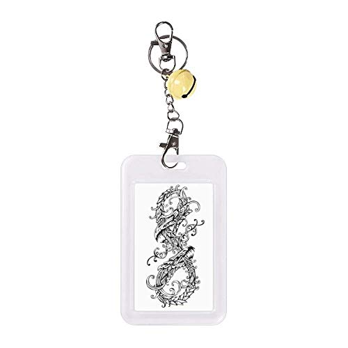 Funda de tarjeta de crédito de dragones chinos para proteger tus pagos en viajes urbanos