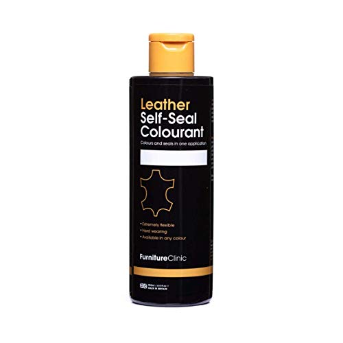 Furniture Clinic Leather Repair Paint for BMW Car Seats and Interiors. All in One Paint for Dyeing & Restoring Leather. (50ml, Dakota Oyster)