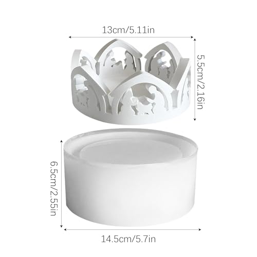Moule bougeoir silicone Jésus pour déco de table cocooning