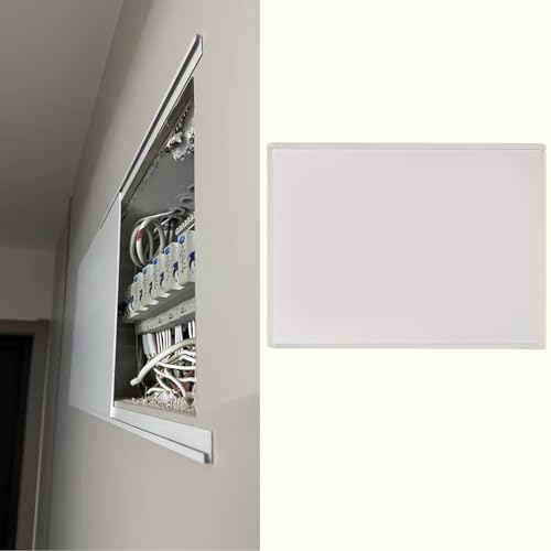 Cache-panneau électrique fin cache-boîtier de fusibles et compteur d'eau mural 60cm