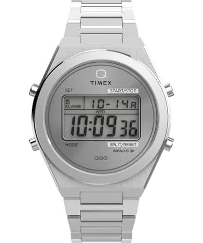 Timex Reloj Digital para para Hombre de Cuarzo con Correa en Acero Inoxidable TW2Y09800