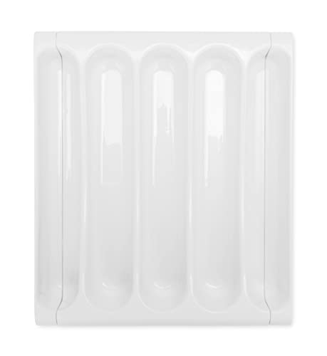 Camco Adjustable Cutlery Tray - Designed For Rv And Compact Kitchen Drawers , Adjusts Between 9" And 13" For An Easy Custom Fit -White (43503) #TOP3