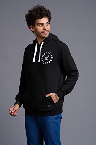 Image of Go Devil Regular Fit 100% Cotton Full Sleeves Winter Wear Stylish Trendy Printed Hoodies Sweatshirt for Men /Boys with Pockets for Everyday Use