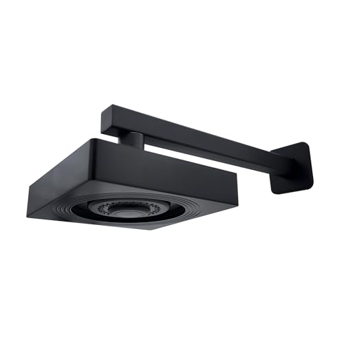 Chuveiro Ducha Auto Limpante Gás E Solar Quadrado Preto Luxo