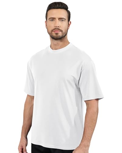 Men's Casual Oversized Tshirts Workout Short Sleeve T-Shirt Dry Fit Lightweight Crewneck Tee Tops2