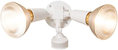 Cooper Lighting 110 Degree Motion Detector Floodlight, White