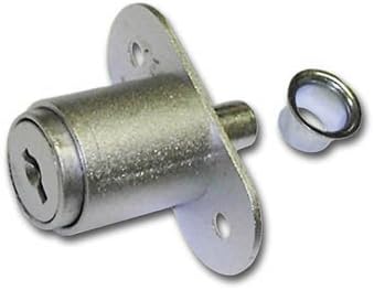 CompX National Plunger Lock for 1" Material - Polished Brass - Keyed Different