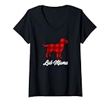 Photo Gallery donna lab mama labrador dog - regalo natalizio da donna maglietta con collo a v Photo Gallery donna lab mama labrador dog - regalo natalizio da donna maglietta con collo a v