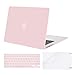 MOSISO Plastic Hard Case & Keyboard Cover & Screen Protector Only Compatible MacBook Air 13 Inch (Models: A1369 & A1466, Older Version Release 2010-2017), Rose Quartz