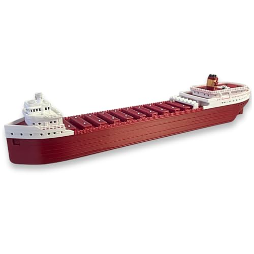 Little Lakers SS Edmund Fitzgerald Boat and Pool Boat - Model Cake Topper Historically Accurate Mini Replica