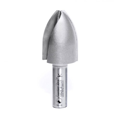 Fraise à défoncer Amana Tool 54524 à 2 cannelures pour panneau vertical en bois - 2