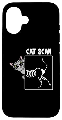 Cat Scan CT Funny Cat X Ray Pun Meme Rad Tech �L�D�� �X�}�z�P�[�X iPhone 16 �p