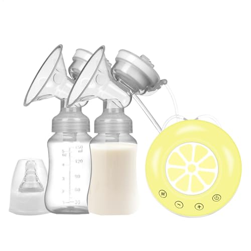 Bomba de leche eléctrica,Bomba eléctrica portátil para enfermería | Máquina de ordeño con extractor de leche de calidad alimentaria | Múltiples modos, bajo nivel de ruido, suministros de lactancia par