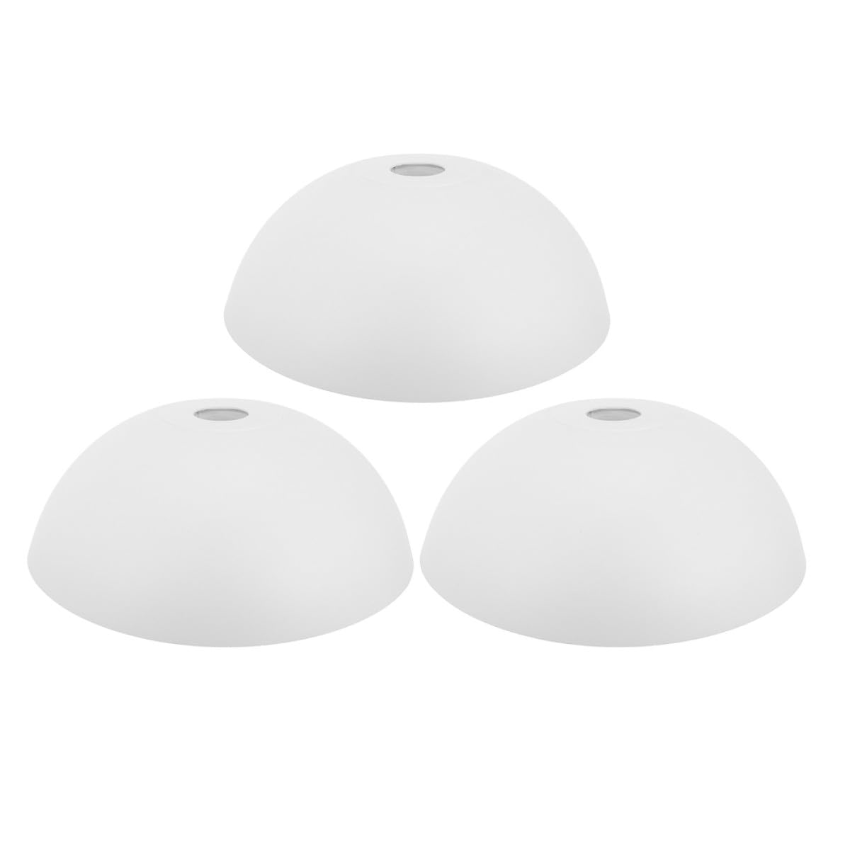 3 Sztuki Częściowy Plastikowych Kloszy Kształcie Grzyba Osłony Żarówek Wentylatorów Sufitowych Klosze Do Lamp Podłogowych Kinkietów i Żyrandoli Łatwe Montażu i Czyszczeniu Do
