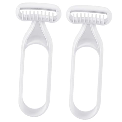 FRCOLOR Portable Hair Remover 2pcs Women's Body Hair Shaver Eyebrow Razor Armpit Shaving Tool Precision Trimmer for Smooth Easy Grooming