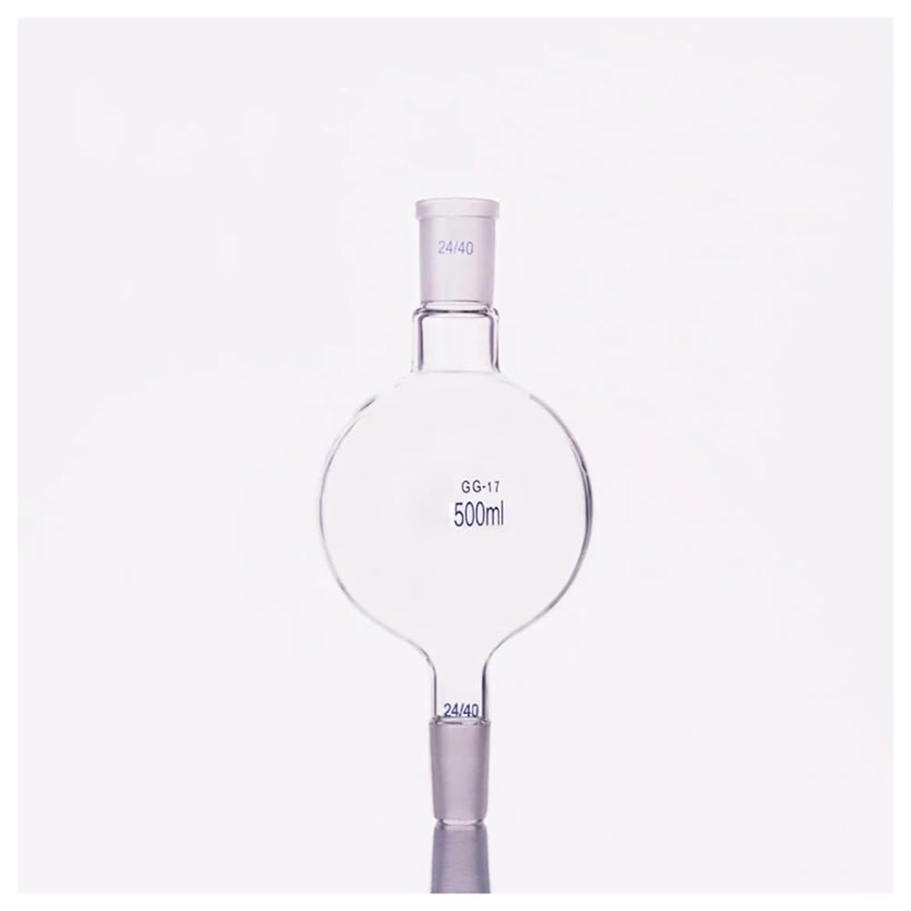 Cristalería de Laboratorio Frasco de almacenamiento con depósito de columna de vidrio de borosilicato FAPE Ball 24/40(500mL)