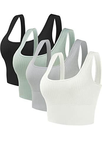 Gnowann Sport BH Damen Mittlerer Halt Bustier Damen Gepolstert Ohne Bügel...