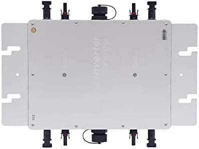 1200W Solar Grid Tie Inverter Waterproof Grid Tie Inverter IP65 Grid Wave Power Inverter Microinverter Pure Sine Wave Inverter Power Inverter Aluminum Alloy for Roof Outdoor
